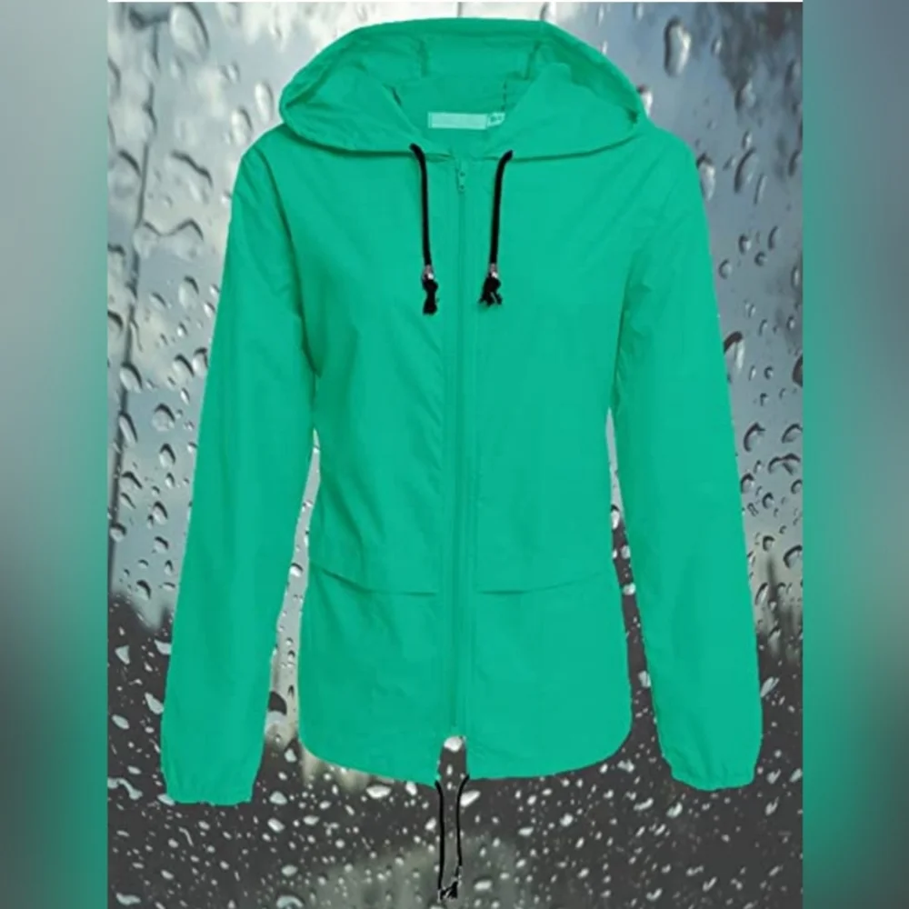 ❄ Raincoat Women Lightweight Waterproof Rain Jackets  - Picture 3 of 5
